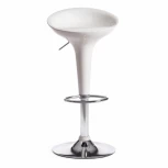 Стул барный NAIL (mod. KY801) белый/хром (металл/пластик)