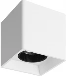Накладной точечный светильник Denkirs DK3030 DK3080-WH+BK (220V, куб)