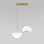 Подвесной светильник Eurosvet Emisfero 50083/2 LED золото (220V, на проводе)