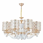 Подвесная люстра Arte Milano Florentia-3097 303097/8 Wh/Gd (220V, на цепи)