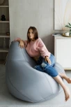 Кресло мешок Dreambag Груша Серое (Оксфорд) (3XL, Классический) 5001241