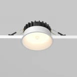 Встраиваемый светильник Maytoni Okno DL055-8W3K-SEN-W (LED, 220V, датчик движения, круглые, IP44)