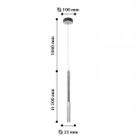 Подвесной светильник Favourite Cylindro 2209-1P (LED, на проводе)