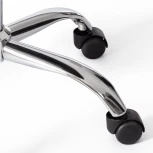 Офисное кресло TULIP (mod.106-1) / 1 шт. в упаковке (Металл,Пластик /Черный,Хром)