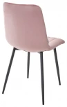 Обеденный стул M-City DUBLIN G108-15 пепел розы, велюр / темно-серый каркас