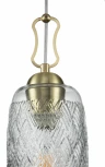 Подвесной светильник Pizzo V000289 (13007/B/1P Gold) (220V, на проводе)