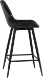 Стул барный Флекс с поворотным механизмом велюр черный Stool Group арт.УТ000040031
