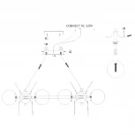 Подвесная люстра G9 Lu Carte LC-11-1158