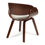 Стул LANDO (mod.8036) орех/серый (дерево / ткань)