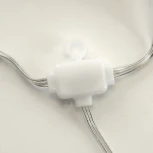 Светодиодная гирлянда Feron CL28 48606 занавес Водопад 3*3м + 3м 220V синий, статичная, c питанием от сети, прозрачный шнур