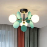 Люстра на штанге Matisse Blue D45 ImperiumLoft Matisse-Blue01 (191899-26) (220V, шар)