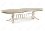 Деревянный стол Woodville Кассиль крем с золотой патиной 450830