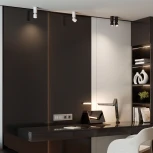 Спот потолочный накладной Elektrostandard Spot 25106/LED 8W 4000K черный (220V, круглые)