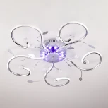 Потолочная люстра Eurosvet Curl 90129/5 хром