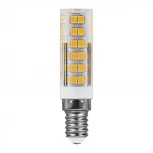 Лампочка светодиодная E14 7W 220V кукуруза прозрачная 6400K Feron 25986