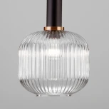 Подвесной светильник Eurosvet Bravo 50182/1 прозрачный (220V, на проводе, шар)