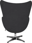 Кресло Bradex Home EGG CHAIR черный, экокожа (RF 0687)