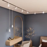 Трековый светильник однофазный Wolta WTL-GU10/11W под лампу GU10 белый CONO