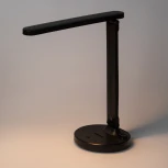 Офисная настольная лампа светодиодная складываемая с USB-портом регулировкой цветовой температуры и яркости зарядка от USB ЭРА NLED-511-6W-BK (сенсорный выключатель)