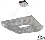 Подвесная люстра светодиодная APL LED Sicilia SH503.0.60.M.Ni.4000 (220V, хрусталь, на тросе)