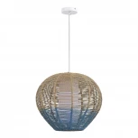 Подвесной светильник ST Luce Vimini SL1514.513.01 Белый/Бежевый, Синий E27 1*40W