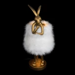 Настольная лампа Loft It Lapine 10315/A White fluff (220V, выключатель, животные)