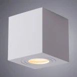 Потолочный светильник уличный Arte Lamp Galopin A1461PL-1WH (220V, куб, IP44)