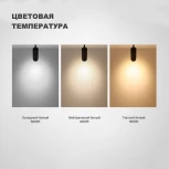 Трековый светильник Novotech Port 358745 (LED, 220V, круглые)