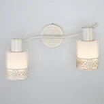 Спот на штанге Eurosvet 20025-20026 20025/2 белый с золотом (220V, круглые)