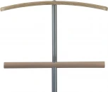 Вешалка костюмная Дэви 2 металлик/дуб сонома от фабрики Mebelik