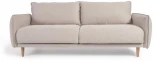 Диван La Forma (ex Julia Grup) Carlota (Бежевый,Белый/ Сосна,МДФ,Пена)