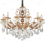 Подвесная люстра Omnilux Grosseto OML-77723-12 (220V, на цепи, подсвечник, свеча)