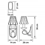 Бра Osgona Riccio 705612