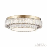 Потолочный светильник круглый Arte Milano 319133/D500 GD (регулировка яркости, LED, 220V, пульт управления, круглые)