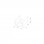 Клипса монтажная для силиконового профиля для светодиодной ленты (5 шт.) Elektrostandard Clip LL-2-ALP026 (a071102)