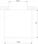 Светильник потолочный светодиодный Elektrostandard Orson 25034/LED a062930 (220V, круглые)
