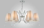 Подвесная люстра Crystal Lux RENATA SP6 SILVER