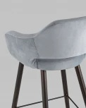 Стул барный Stool Group Саймон велюр серый УТ000025181