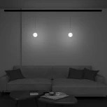 Трековый светильник магнитный 48V Maytoni Luna TR039-4-5WTW-DD-B (LED, шар)