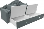 Диван детский прямой Сойер (Серый/Рогожка) Лига Диванов арт.122430