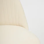 Кресло MELODY молочный (флок)