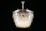 Подвесная люстра каскадная Aployt Mariz APL.813.03.15 (220V, хрусталь, на цепи)