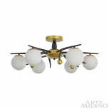 Потолочная люстра на штанге Arte Milano 273408/6 BK/GD (220V, шарики)