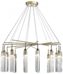 Подвесной светильник Newport 4520 4524+10/S gold (220V, хрусталь, на проводе)