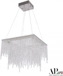 Подвесная люстра светодиодная APL LED Sicilia SH04.42.D.Ni.4000 (220V, хрусталь, на тросе)