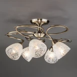 Потолочная люстра Eurosvet Natalie 30130/5 античная бронза