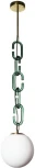 Подвесной светильник Loft It Chain 10128P Green (220V, на цепи, шар)