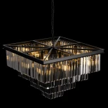 Подвесная люстра каскадная Loft IT Prism 10018/600S (220V, хрусталь, на цепи)