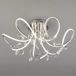 Потолочная люстра Eurosvet Irvine 90106/7 хром