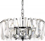 Подвесная люстра Maytoni Puntes MOD043PL-04CH (220V, хрусталь, на цепи, круглые)